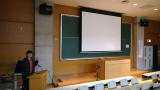 卒業論文発表会にて発表