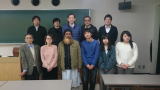 イスラム先生（バングラデシュ農業大学 教授）と益永先生（横浜国立大学）が県大に訪問